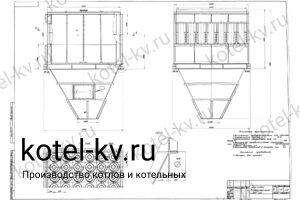 Чертеж циклона ЦБ-42
