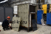 Промышленный котел КВр 1.86 уголь/дрова