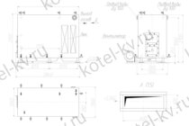 Котел на дровах 800 КВт чертежи